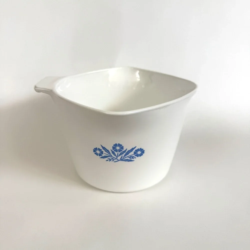 Vintage Corning Ware P-55-B Blue Cornflower 1 Qt Saucemaker Pyroceram USA